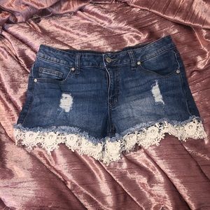 Altar’d State | Lace Detail Denim | 30